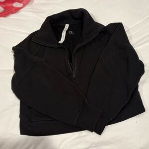 Lululemon funnel neck scuba cropped